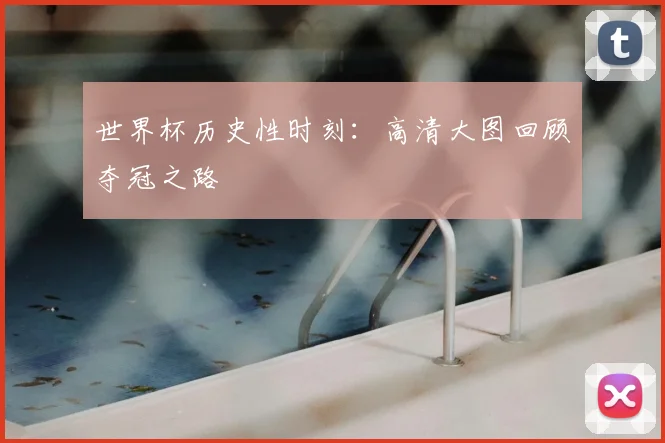 世界杯历史性时刻:高清大图回顾夺冠之路