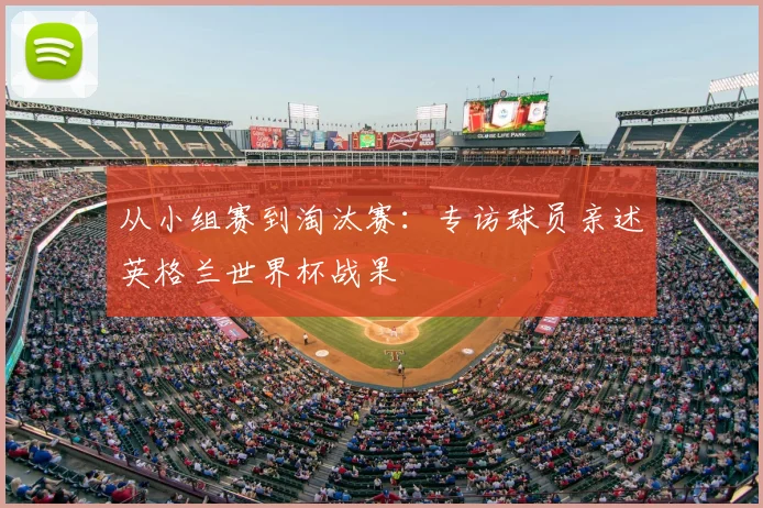 从小组赛到淘汰赛：专访球员亲述英格兰世界杯战果